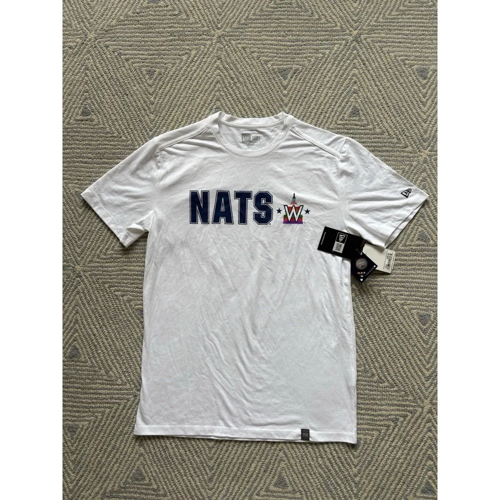 Washington Nationals New Era Pride Shirt -‎ White - Small- NWT